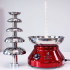 5 layer Chocolate Fountain machine Commercial buffet party Waterfall Stainless steel Five layer Chocolate Fountain machine