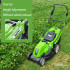 2200W high power High quality Electric Mower Mowing and Weeding Household Lawn greening machine Field mower/grass cutter