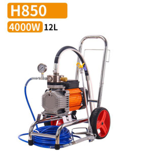 Electric High Pressure Spraying Machine H850/860 Fireproof coating Latex paint Epoxy paint Wall coating Portable Sprayer 4600W