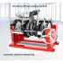 PE pipe butt welding machine PPR hot melt Butt Welder 63-200mm Manual four ring Water pipe Hot melt Welding machine