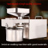 Commercial stainless steel Oil press Peanut and flax Cold pressing and Hot pressing Automatic kitchen home Peanut oil fryer