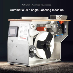 Automatic Right angle Labeling machine Color box Carton 90 ° Angle Sealing and Labeling machine Transparent Labels