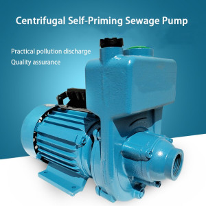 220V/380V Centrifugal Self-Priming Sewage Pump Non clogging Septic tank Large flow High lift Home Water pump 750W