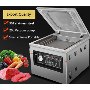 400 desktop Vacuum food packaging machine, Household small Dry and Wet dual purpose Cooked food Vacuum Sealing machine