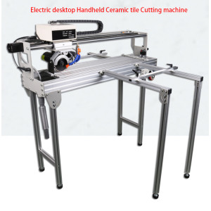 Semi-automatic Tile cutting machine Electric desktop handheld ceramic tile cutter Small universal Tile cutting chamfering 800mm