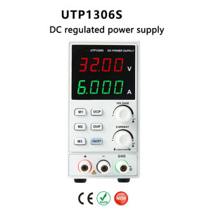 Digital display adjustable single channel DC regulated power supply 0-32V 0-6A 0-10A