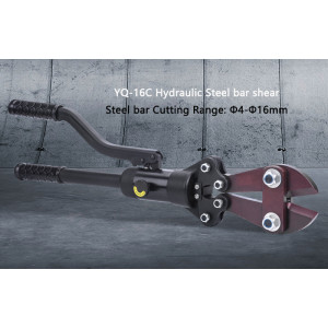 YQ-16C Hydraulic Steel bar shear Manual Steel bar Cutter Rebar scissors 4-16mm Alloy steel Blade Fast Cutting
