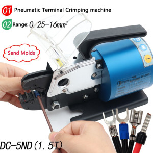 Pneumatic Crimping Pliers Terminal Crimping machine Cold pressed terminal pliers Electric Wiring Crimping machine 0.25-16mm2