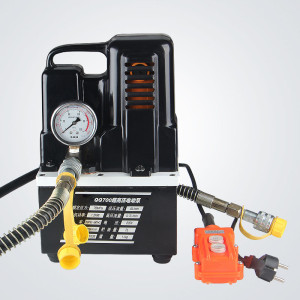 Ultra High Pressure Electric Pump Portable Small oil-pressure Pump Solenoid valve Electric Hydraulic pump QQ-700