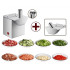 Electric Vegetables Cutting machine Automatic Bacon/Cured meat/Sausage Cutter Commercial Meat Slicer Stainless steel