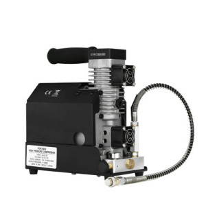 Vehicle mounted Air Pump 30MPA Air Cooled Compressor 12V Inflator 220V Oil free lubrication High pressure Inflating machine