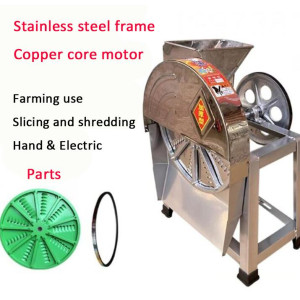 Farming use Slicing and shredding 7mm/9mm Hand and Electric Radish, pumpkin, sweet potato, cassava and potato slicing machine