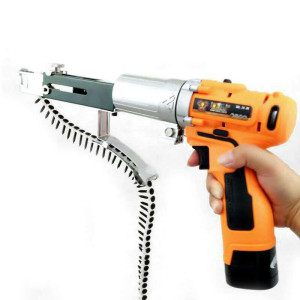 Automatic Screw gun Continuous nailing gun Wood screw machine Multi function Electric screwdriver tool Automatic chain gun