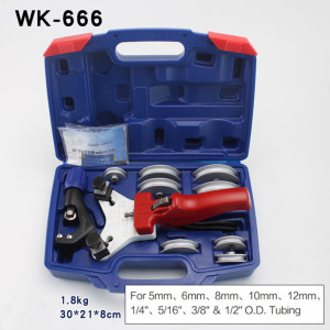 WK-666、WK-999F、WK-999RF Manual pipe bender Copper pipe bending tool All aluminum wheel Refrigeration tool