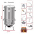 Charcoal oven, Home barbecue furnace, Barbecue meat, Outdoor Portable Barbecue stove, Roast chicken/duck/lamb leg, Hanging stove