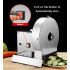 Full-Stainless steel Electric Fruit and vegetable slicer Fully-Automatic Lemon/Potato/Melon/Lotus root/Radish Slicing machine