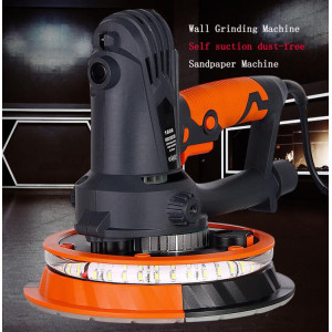 Electric Wall Grinding Machine 220V 800W Self suction dust-free Sandpaper Machine Portable putty Wall Grinder+100 sandpaper