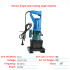 Electric hydraulic Angle steel Punching machine + Portable Angle steel Cutting machine Round Arc cutting and 45° Side cutting