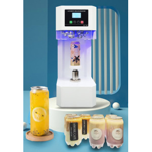 Automatic can sealer Milk tea Beverage PET Plastic cans Aluminum can Commercial beer food Can sealer Caliber 39-126mm