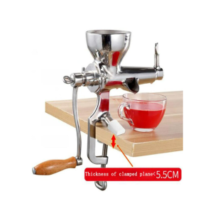 Manual Juicer Stainless steel Hand rolling wheat straw seedling ginger pomegranate Juicer Household fruit and vegetable juicer