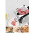 Electric meat grinder 220V 400W Home small stainless steel Multifunctional minced meat mixer Automatic commercial enema
