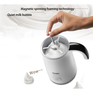 Delonghi technology Hot and cold Milk Frother Home small Automatic milk foaming machine Electric heating milk mute EMF2.W