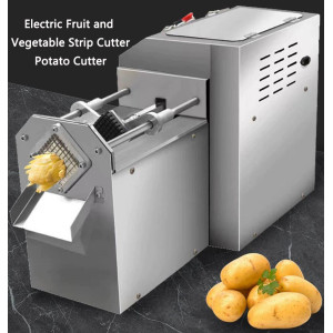 Electric French fries machine Large Commercial Fruit Vegetable Strip Cutting machine Carrot/Cucumber/Onion/Potato Cutter