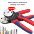 Aviation pin Crimping pliers, Manual overload connector, Four core shaft Harding plug, Cold crimping pliers