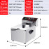 Electric fryer Deep-fat fryer Commercial small capacity 6L/8L fried chicken, French fries and fried dough sticks machine