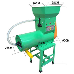 Potato residue pulp separation starch machine lotus root potato crusher sweet potato grinding residue pulp separation equipment