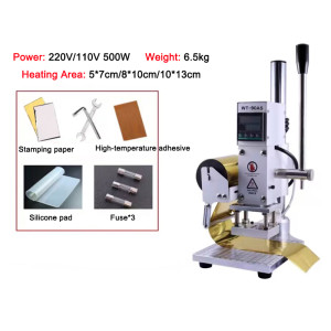 Multifunctional Branding and Stamping machine Imprinting/Labeling machine for Leather, Plastic, Bag, Insole, Phone case, Belt