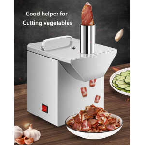 Electric Vegetables Cutting machine Automatic Bacon/Cured meat/Sausage Cutter Commercial Meat Slicer Stainless steel