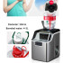 30KG Ice maker Household Small Milk tea shop Ice machine Manual and Barreled water Commercial Bar Ice making machine