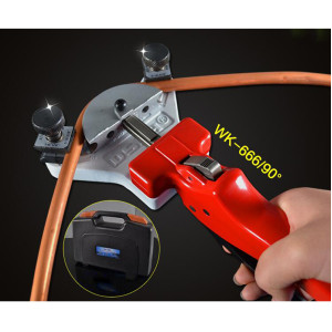 WK-666 Composite pipe bender 90 degrees Manual Copper/brass tube bending suit 5/6/8/10/12mm 1/4