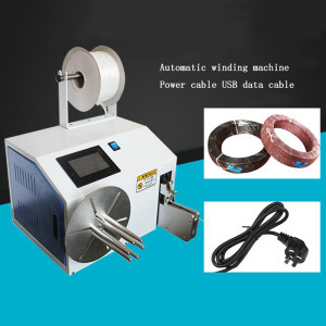 Automatic Power Wire Winding and Binding machine Power cable USB data wire Banding machine Binding Strapping machine 5-30mm