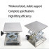 Small stainless steel Lifting table Used in Laboratory Manual micro Lifting 8.4-37cm/9-46cm,Table 25*25/30*30cm,Bearing 20/25kg