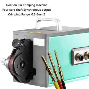 Pneumatic Crimping Pliers Cold Pressing Terminal Aviation Pin GNQ1-4 Four core coaxial Heavy-duty Connectors Crimping machine