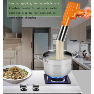 Hand held noodle machine, Electric noodle gun, Small noodle machine, Household noodle machine, noodles making 2.5mm/3mm4mm