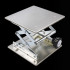 Small stainless steel Lifting table Used in Laboratory Manual micro Lifting 8.4-37cm/9-46cm,Table 25*25/30*30cm,Bearing 20/25kg