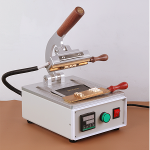 Small Manual Brass version Movable type Copper mold Leather Hot Pressing and Stamping machine Numerical Letter Stamping machine