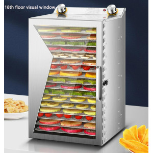 Fruit drying machine 18th floor Commercial high capacity Food Pet Snacks Meat Vegetables Dryer 360 ° Heating Dried fruit machine