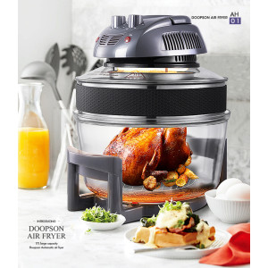 Household Air electric fryer 17L capacity oil-free Visible Full-Automatic Multifunctional Air fryer Electric frying French fries