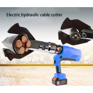 Electric hydraulic cable cutter 120mm Large tonnage Digital display Lithium battery Fast cutting Portable Large Cable scissors