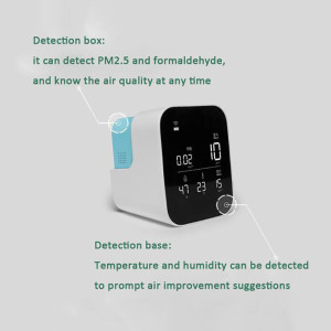 Intelligent PM2.5 Formaldehyde Temperature and Humidity Air quality Detector Home professional Environmental Monitoring