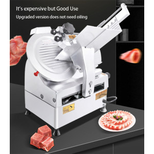 12 inch Commercial Automatic Mutton roll slicer Frozen meat fat cow Cutting machine Electric meat planer Meat slicer
