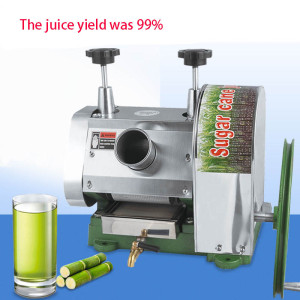 SY-250B stainless steel Handheld cane machine Commercial desktop Cane crusher Sugar cane juice squeezer