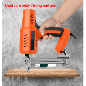 Electric steel nail gun 2*2000W Cement trunking nail gun F30 straight nail row nail gun Air nail gun Woodworking tool