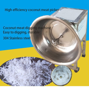 Coconut meat Gigging machine/Shaving coconut shreds machine/Coconut planer/masher