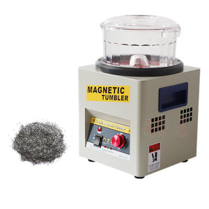 KT-185 Magnetic Tumbler Magnetic polishing machine Small jewelry polishing grinder Electromagnetic polisher Forward and Reverse