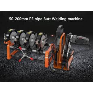 PE pipe Butt Welding machine PE/PP/PPR/PVD/MPP Butt Welder Manual Four ring Hot melt Pipes Welding machine 50-200mm